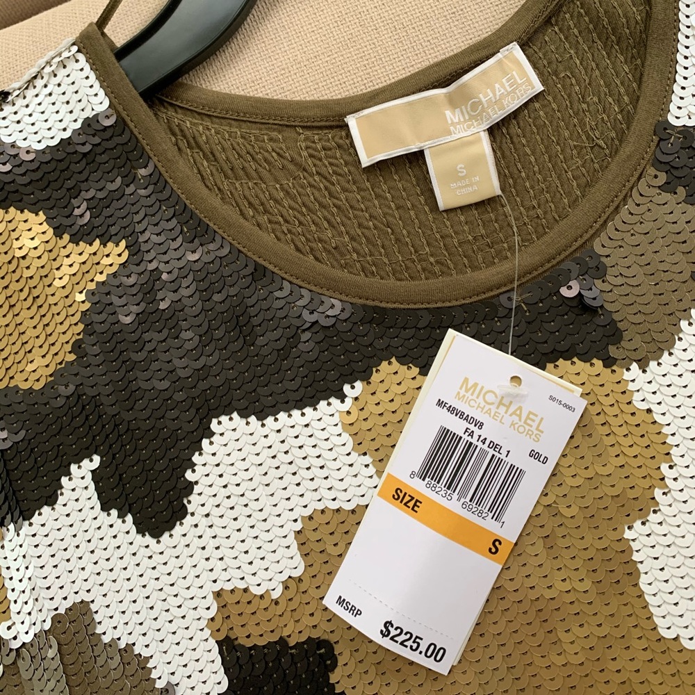 NEVER WORN- Michael Kors Camo Dress